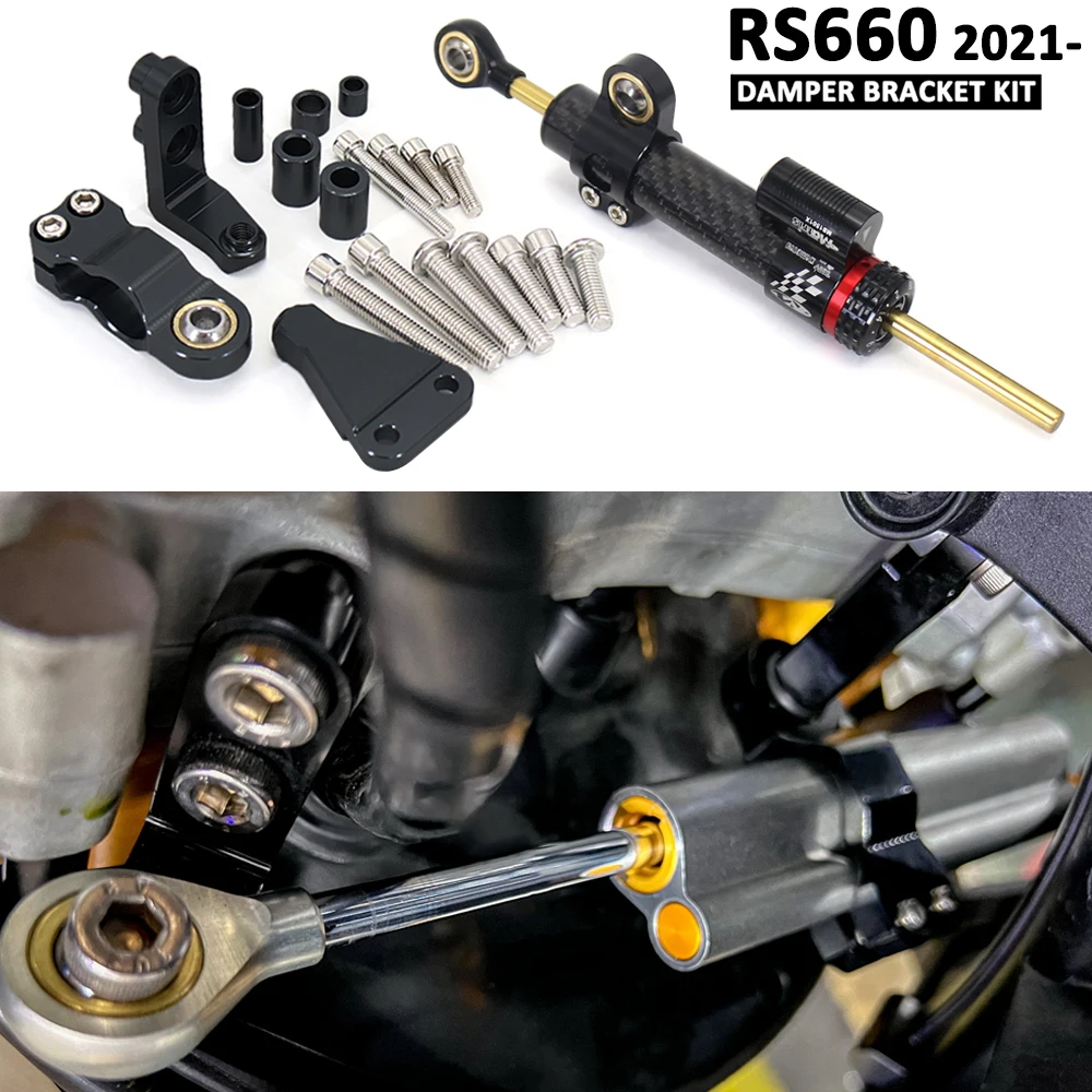

New 2021 2022 2023 Motorcycle Directional Damper Shock Absorber Stabilizer Steering Dampers For Aprilia RS660 RS 660 rs660