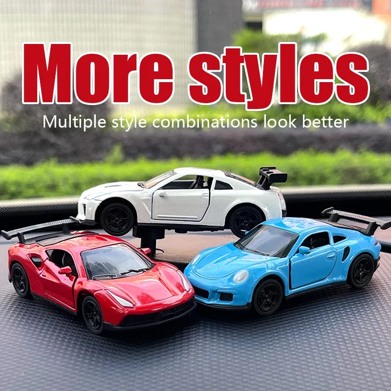 Drift Car Dashboard Swing Toy Model Sports Race Auto Ornaments Cool Turning Interior Accessory Fun Decorations for Men