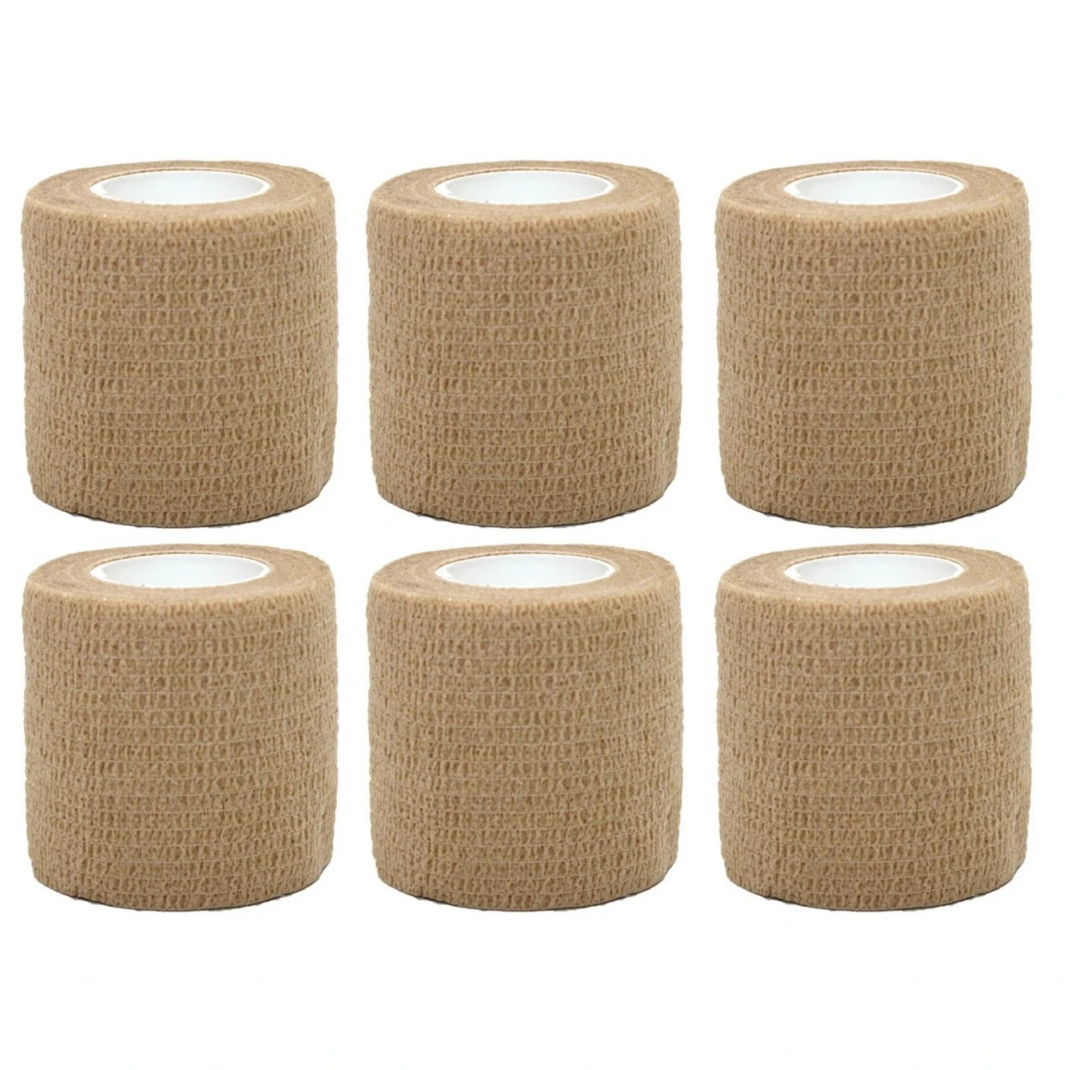 6/12PCS Gaze Verband Selbst-klebe Atmungsaktive Elastische Bandagen für Nagel Tattoo Kunst Sport Befestigung Finger Handgelenk bein