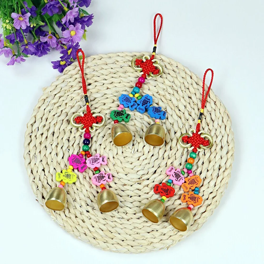 

Handmade Chinese Style Wind Chime Decorations for Home Car Bag No Chemical Smell Environmentally Safe Gift