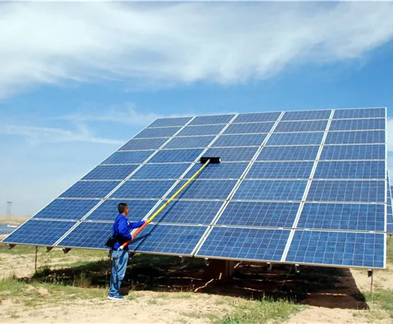 Solar Photovoltaic Panel Special Cleaning Tool 7.2 Meters Telescopic PV Cleaning Equipment
