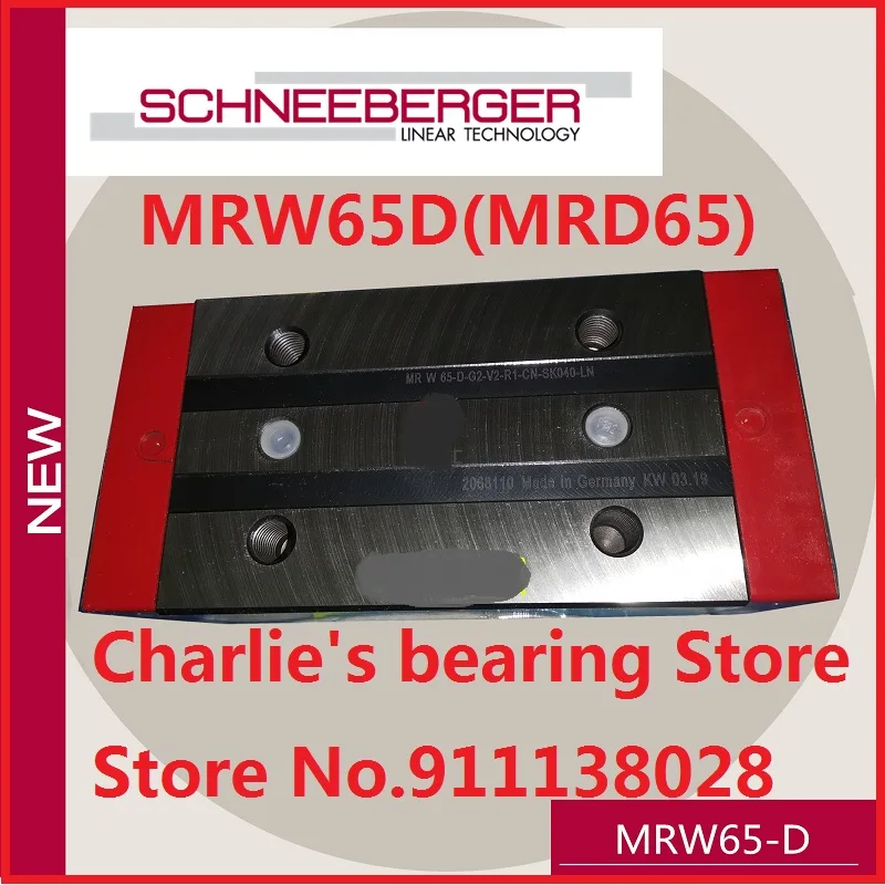 1pc 100% brand new original genuine SCHNEEBERGER Roller-MONORAIL block MRW65D(MRD65)