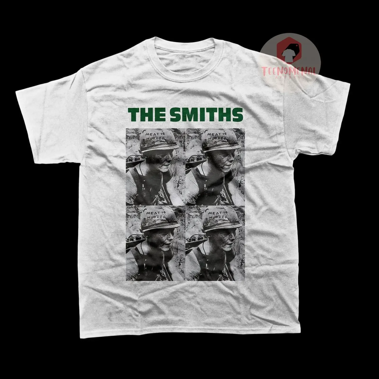 The Smiths T Shirt Meat Is Murder Album Rock Band Art Design vintage Washed designer clothes Top For Everyday Wear homme