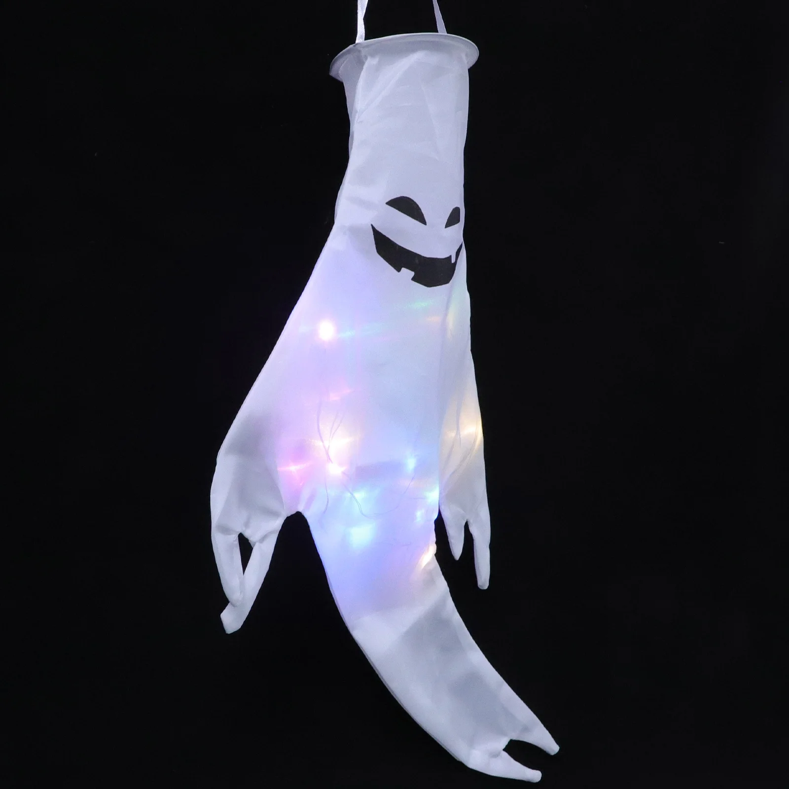 

Ghost Pendant Halloween Yard Decorations Indoor Light Hanging Flight Windsocks Outdoor