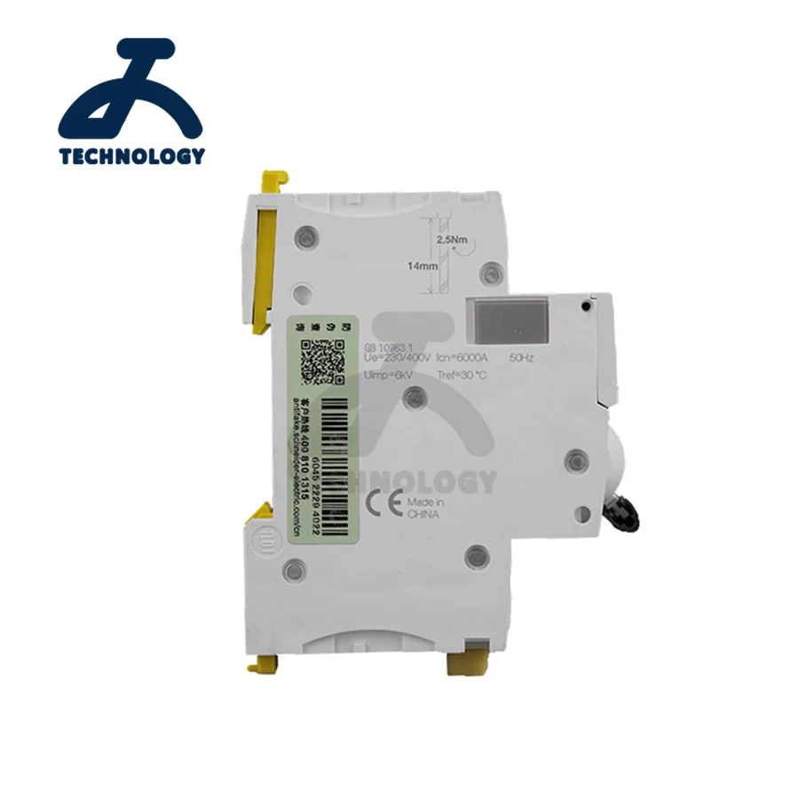 Original New Schneider iC65N C type air switch 1P current miniature circuit breaker 1A-80A