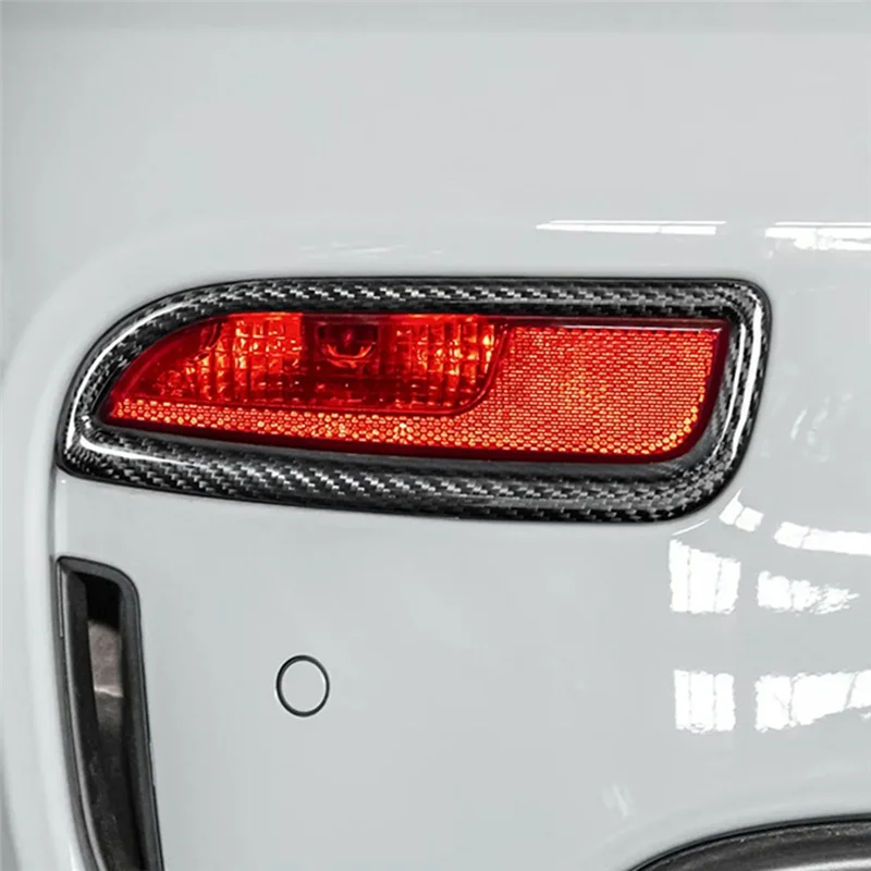 

QB-For Fiat 500 Fog Lamp Frame For Fiat 500 Carbon Fiber For Fiat 500 Car Exterior Accessories