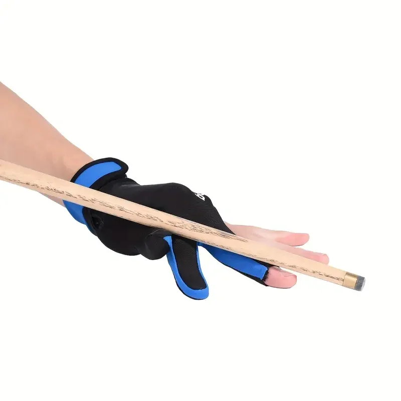 1 قطعة قفاز البلياردو 3 إصبع بركة قفاز مطاطا البلياردو تنفس مباراة قفاز للرجال والنساء السنوكر جديلة الرياضة قفاز #3