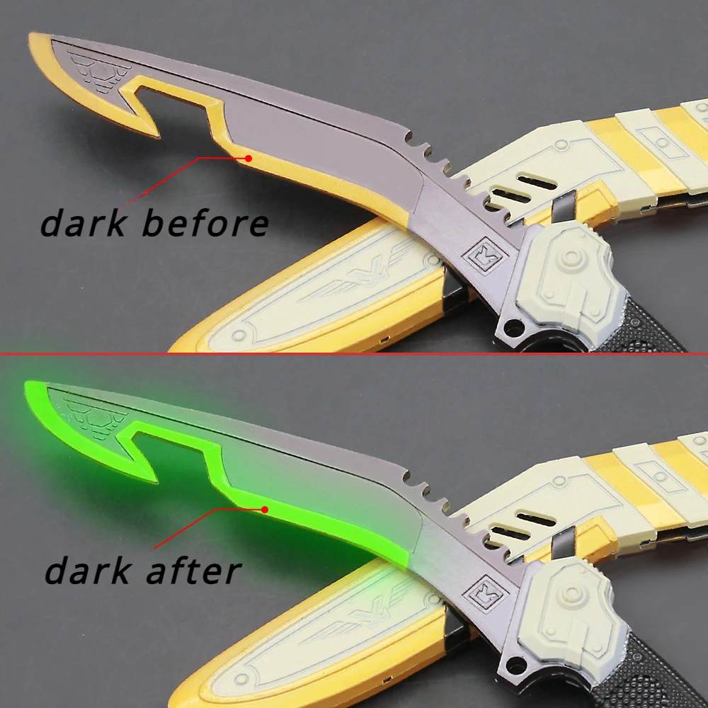 Apex Legends Bangalore Weapon Fluorescent Version Sword Heirloom Wraith Alloy Weapon Model Cool Katana Swords Gifts for Kids