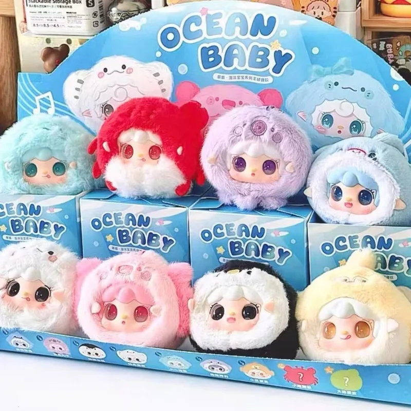 

Original Yooki V6 Blind Box Mini Ocean Baby Series Vinyl Pendant Doll Bag Pendant Mystery Box Collect Toy Birthday Xmas Gift