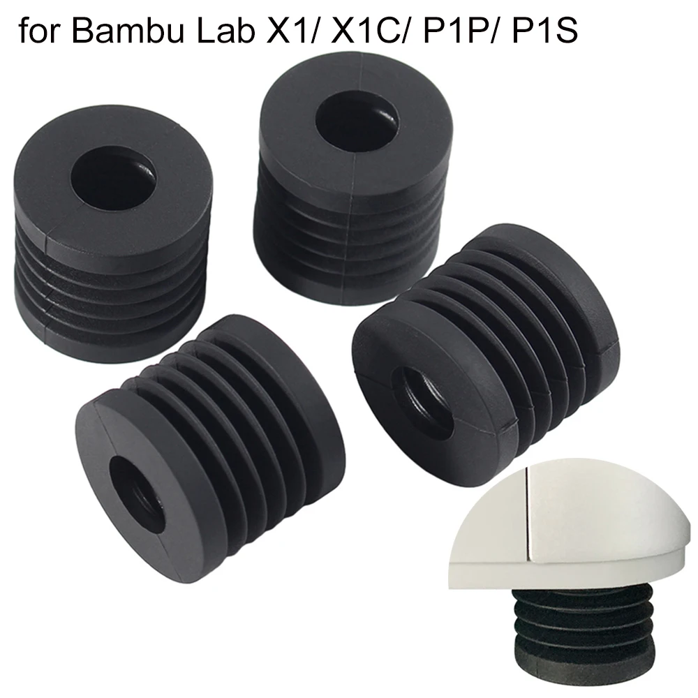 

For Bambu Lab X1/X1C/ P1P/P1S Upgrade Anti Vibration Printer Feet Pad Anti-slip Anti-Shock Rubber Foot Pad 3D Printer Parts