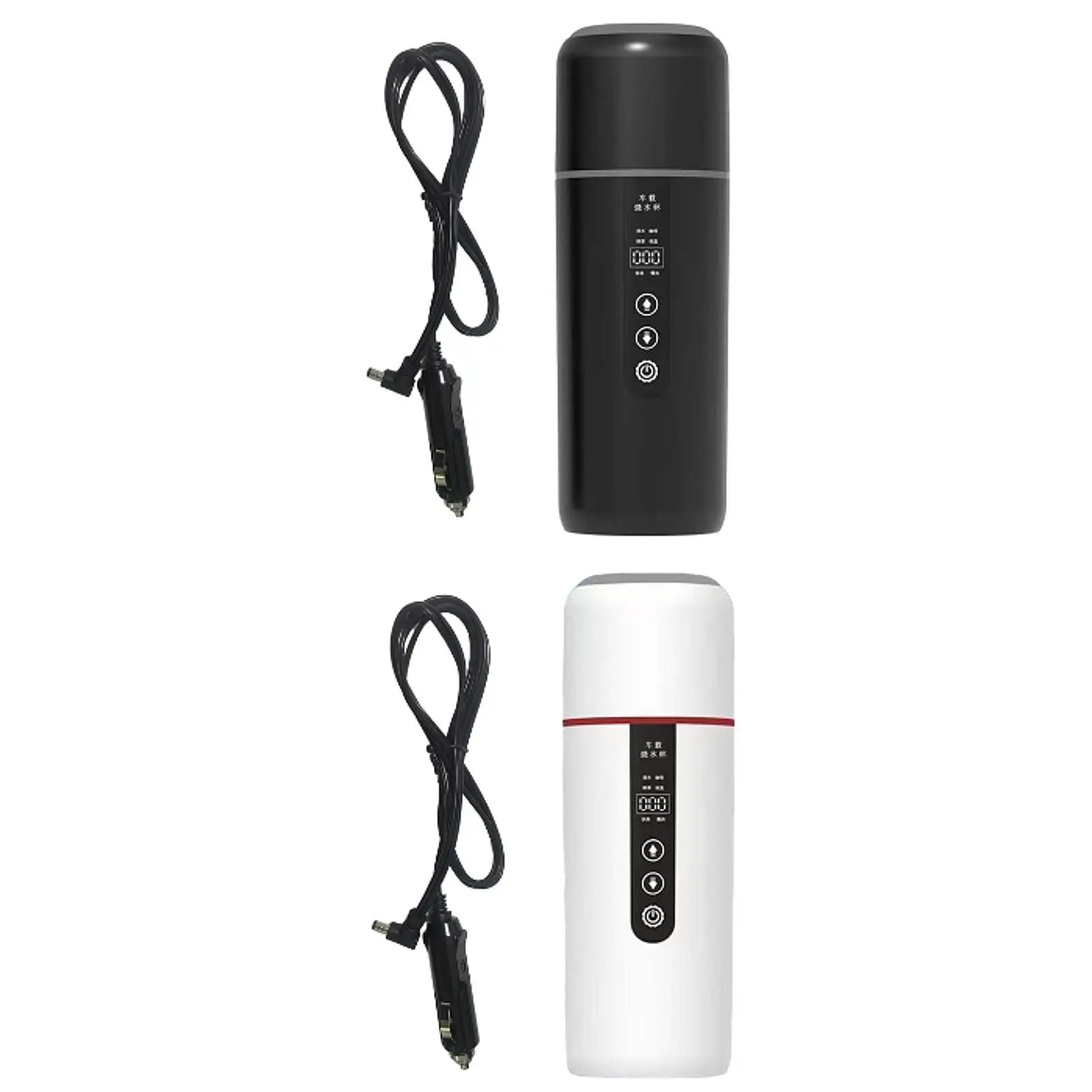 Car Kettle Boiler Smart Heating Car Cup Temperature Display Portable Car Heated