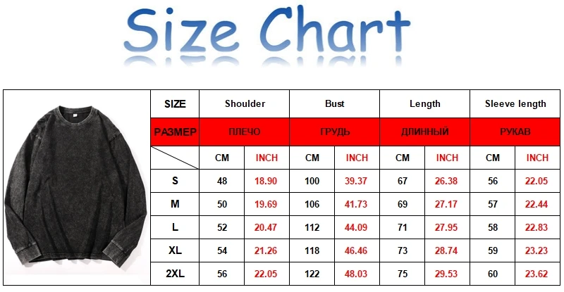 Y2K Fashion Mens Streetwear Black T Shirt Autumn New Washed Cotton Vintage Solid O Collared Long Sleeve T Shirt For Men Techwear