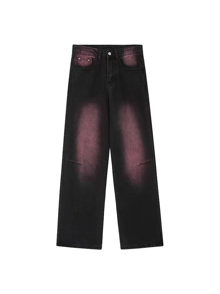 

plus Size Women's Straight Leg Jeans fiti Waed Spring Autumn Winter New Sle Retro Design Wide Leg Long Trousers