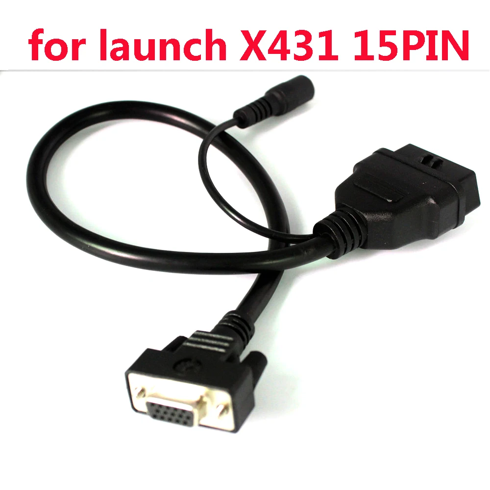 OBD2 15PIN to 16pin for Launch X431 OBD Cable Adapter Conversion Auto Diag Main Cable Car Tools 15 PIN 16-pin