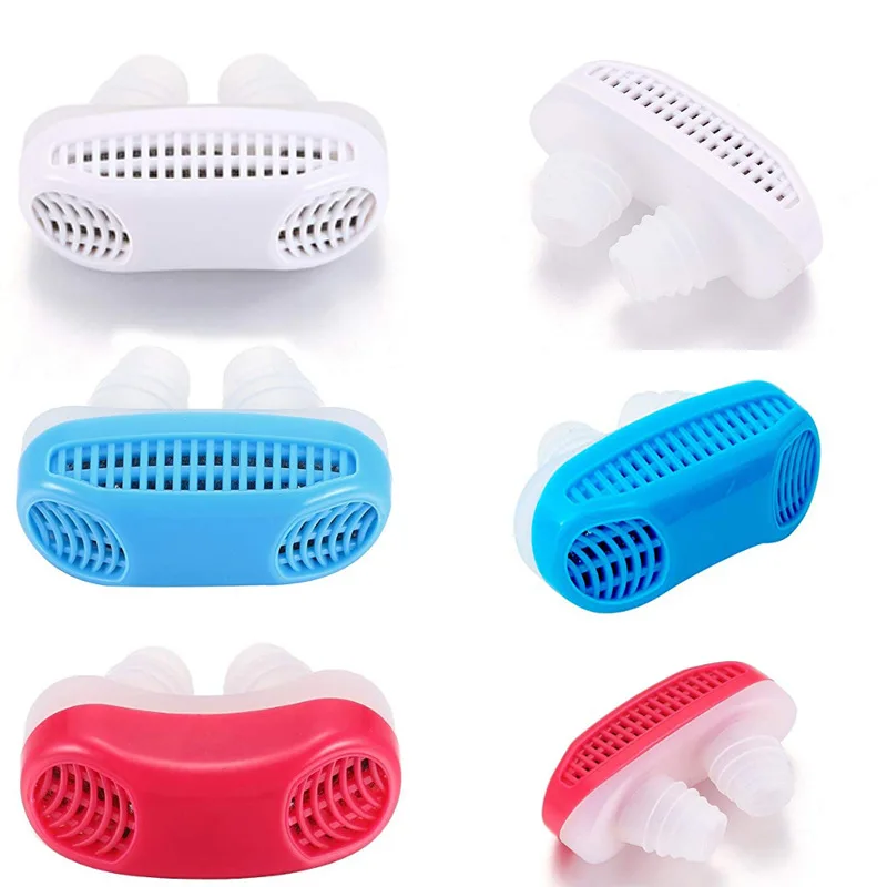 2 in 1 Anti Snoring Amp Air Purifier Relieve Nasal Congestion Snoring Device Ventilation Anti-snoring Anti Snore Nose Clip