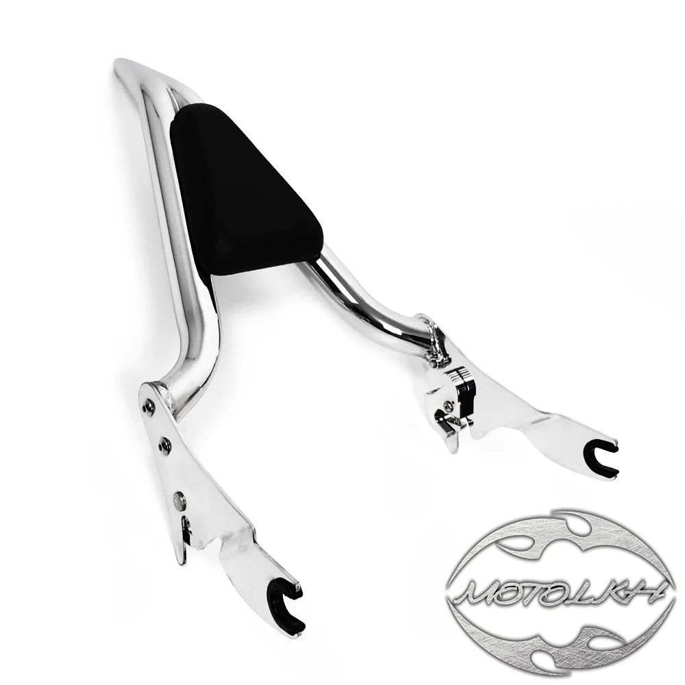 chromium Detachable Passenger Backrest Sissy Bar Fit For Harley Touring Street Glide Road Glide Road King 2009-2022