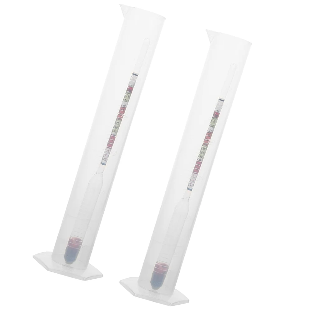 مجموعتان من أدوات قياس الكحول لصنع مقياس كثافة البيرة لجرة التخمير المنزلية ثلاثية المقياس