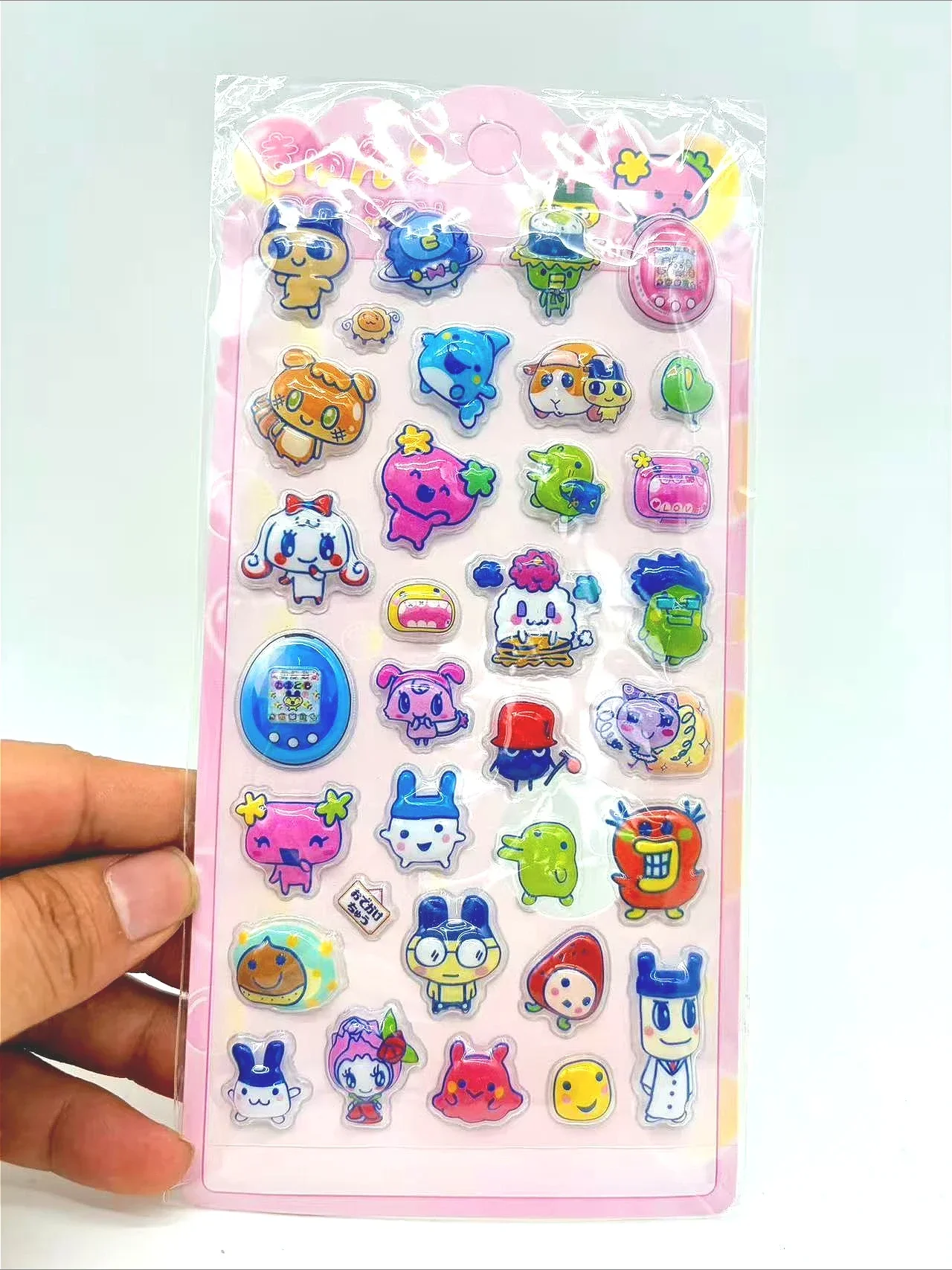 New 3D Relief Hollow Stickers - Cute Cartoon Anime Decals Waterproof for Kids Laptop Decor & Anime Fans Gift Presents view 3