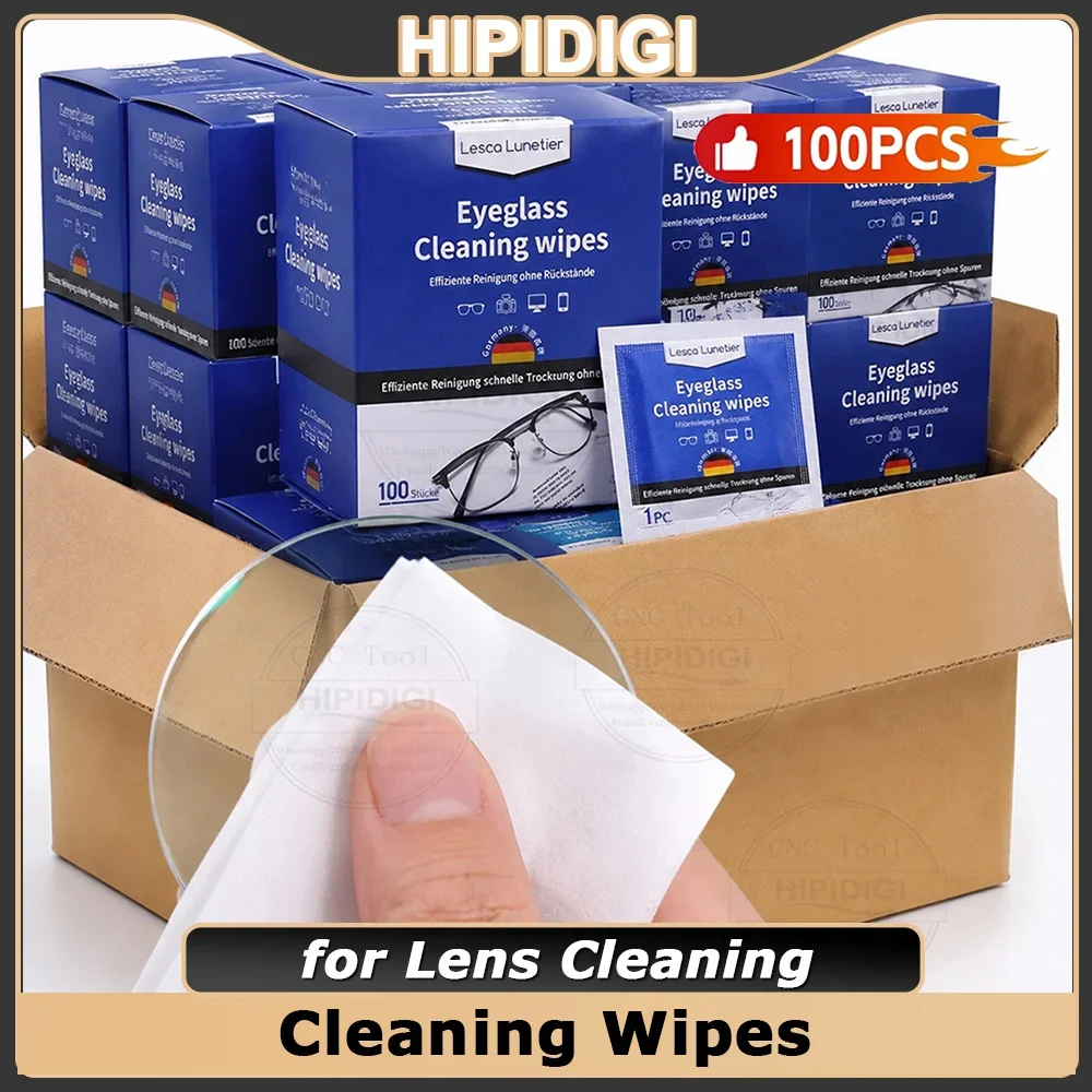 100Pcs Disposable Portable Alcohol Prep Pads Disinfectant Swabs Wipes Cleaner Alcohol Wipes for Laser Lens Cleaning