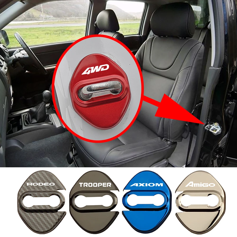 Car Door Lock Cover For ISUZU RODEO TROOPER AXIOM AMIGO 1998 1999 2000 2001 2002 2003 2004 2005 2006 2007 2008 2009 2010 2011