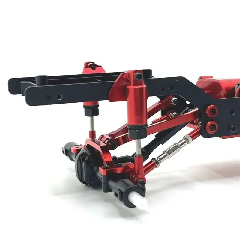 1/12 새로운 MN99S 원격 제어 자동차 예비 부품, 금속 업그레이드, 타이로드, 충격 흡수 장치, 키트 가방