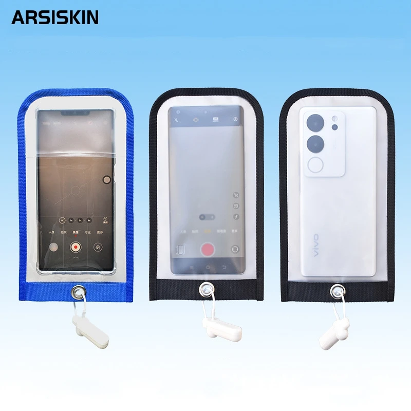 

Многоразовая противокамерная сумка для телефона с краями из полиэфирной ткани, сумка без фотографии, мусульманские свадебные мероприятия конфиденциальности ACPG0025