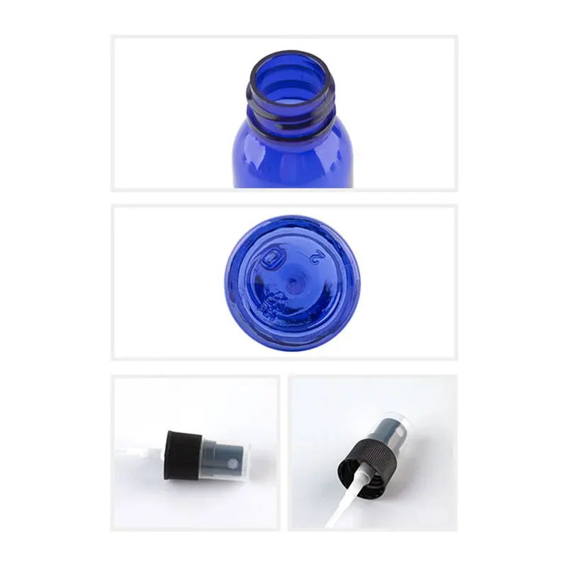 30pcs 30ml 50ml 60ml 100ml Sprayer Empty Bottles For Perfumes 100cc PET Clear Container With Fine Mist Spray Bottle Package