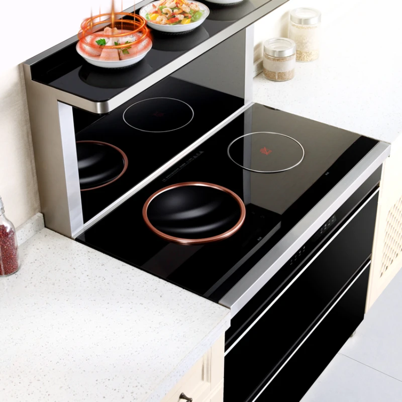 

Electric ceramic stove integrated stove X1 pure automatic cleaning side suction steaming and baking integrated stove apartment