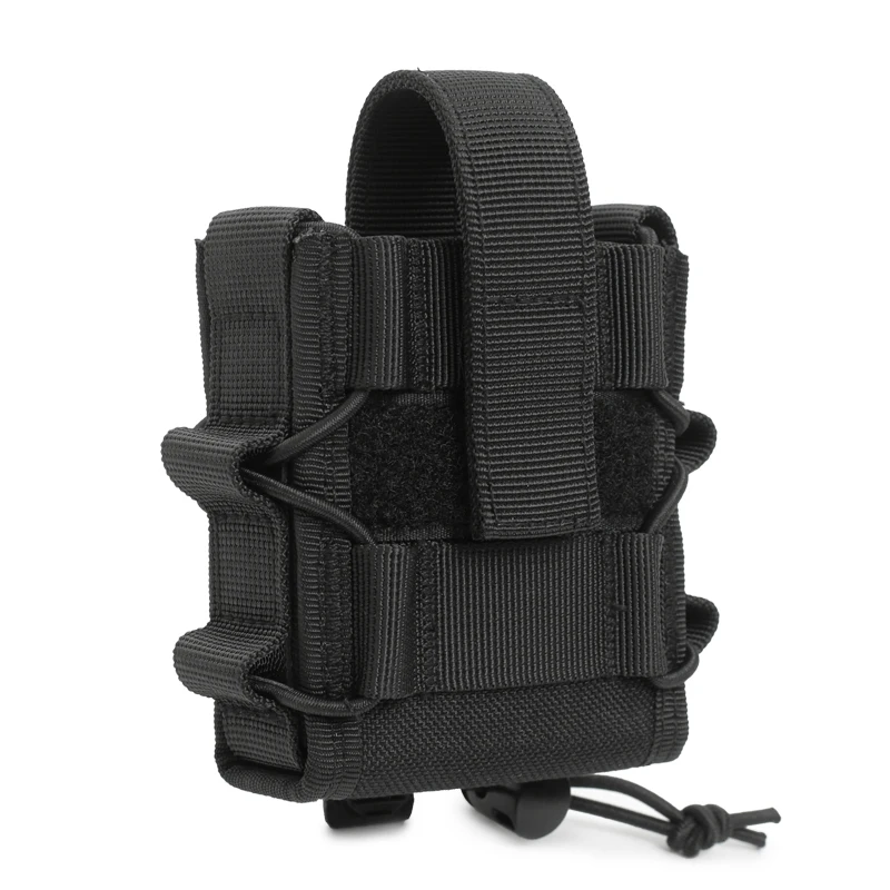Taktische Handschellen-Halterung Molle-Tasche Offene Universal-Handschellenhülle Fesseln-Holster Gürteltasche Jagdzubehör – Detail 4