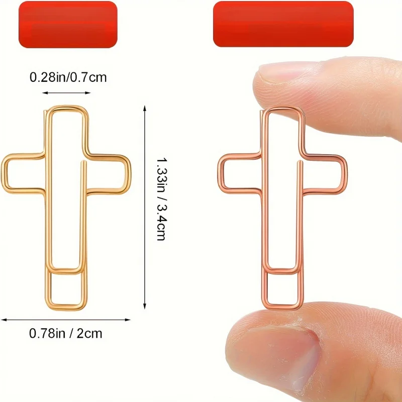 20/50 قطعة من مشابك الورق المتقاطعة، مشابك ورق الكتاب المقدس، مستلزمات دراسة الكتاب المقدس، مستلزمات اليوميات المسيحية، مشاريع يوميات الكتاب المقدس