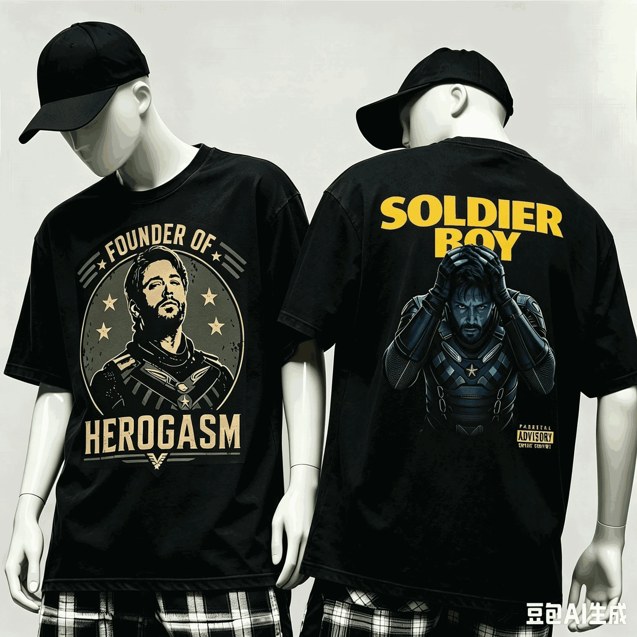 Street Fashion Loverboy - เสื้อยืดลาย The Boys Soldier Boy สำหรับคนรักอนิเมะ