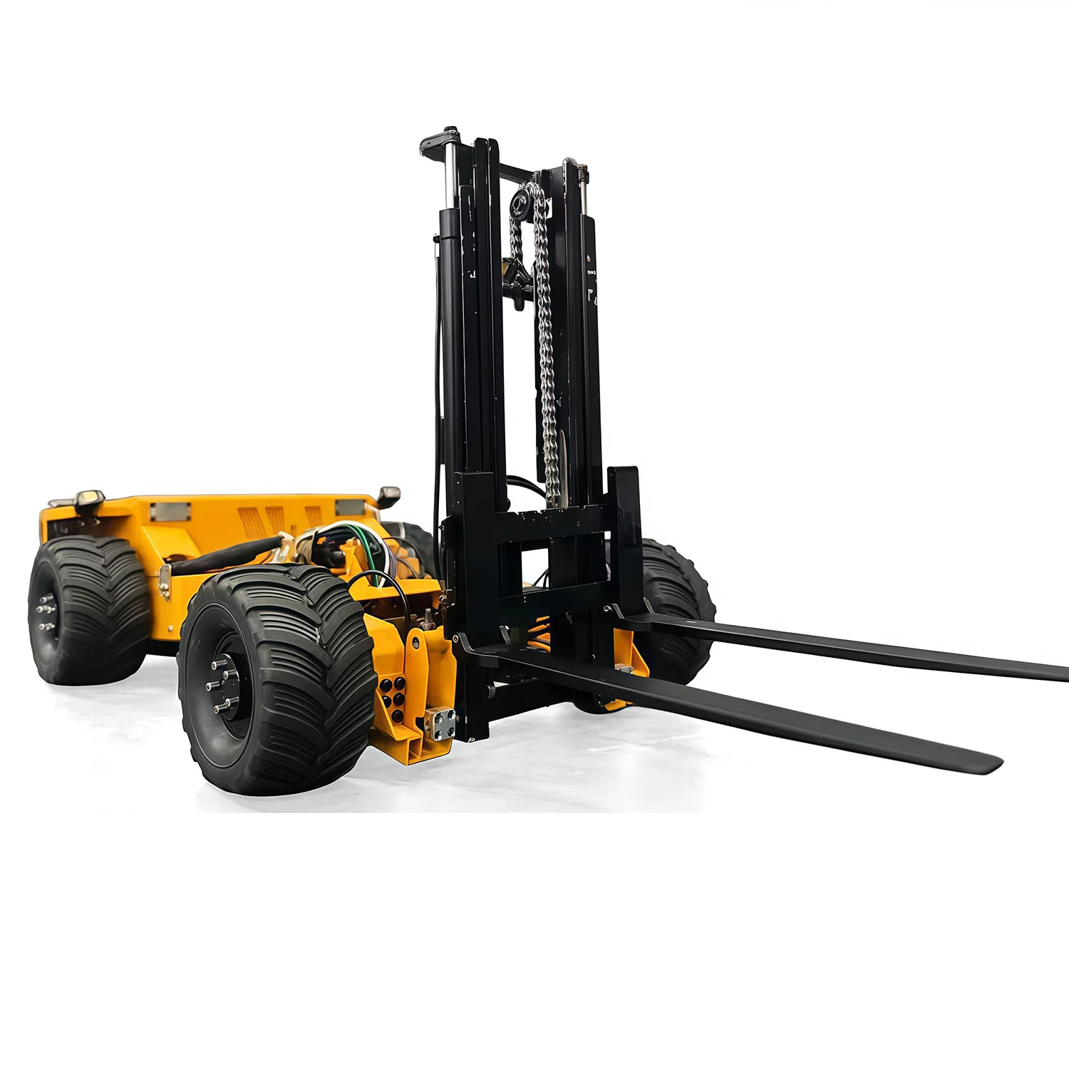 

Металлический радиоуправляемый вилочный погрузчик Super Frog BM214 в масштабе 1/14 с гидравлическим приводом, 5-позиционными клапанами, световой и звуковой системами, совместимый с FrSky X14