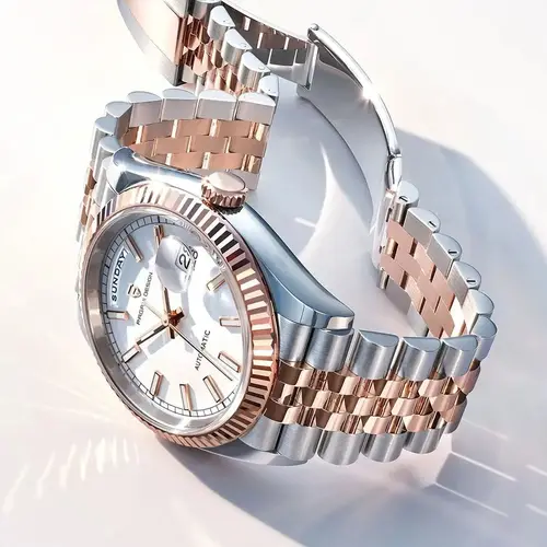 Imagen 2 del producto PAGANI DESIGN 2025 nuevo reloj automático de lujo con esfera esmaltada DD36 de plata y oro para hombre, reloj de pulsera mecánico con cristal de zafiro AR para hombre