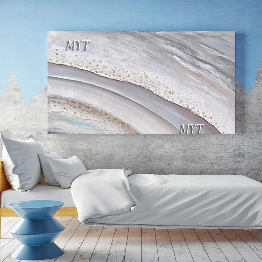 

Современная картина на холсте, акриловый дизайн, текстурированная картина с ручным рисунком, абстрактный декор для гостиной, безрамные художественные картины