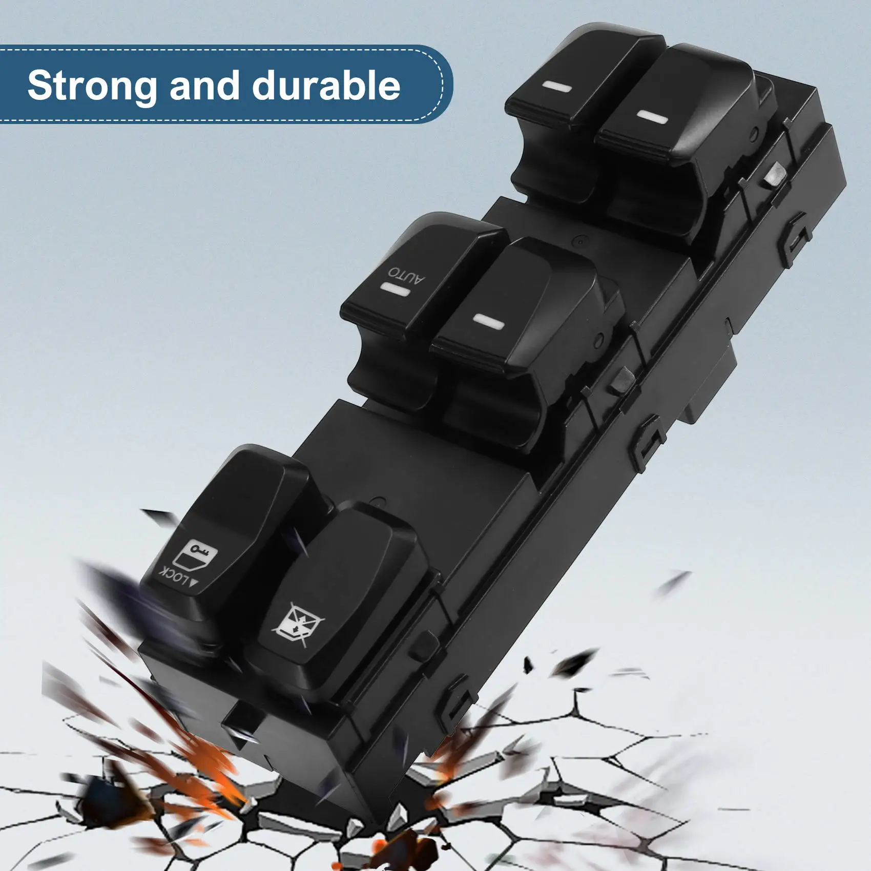 

Durable-Car Driver Side Electric Power Window Control Switch 93570-2S910 935702S910 For Hyundai Tucson 2009-2015 LHD