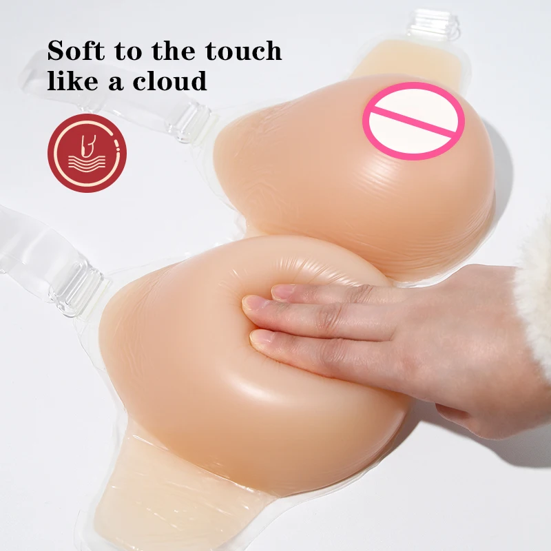 ONEFENG New Style Silicone Artificial One Piece Type Beautiful Breast Forms Shemale Crossdresser Favorite False Boobs Mastectomy