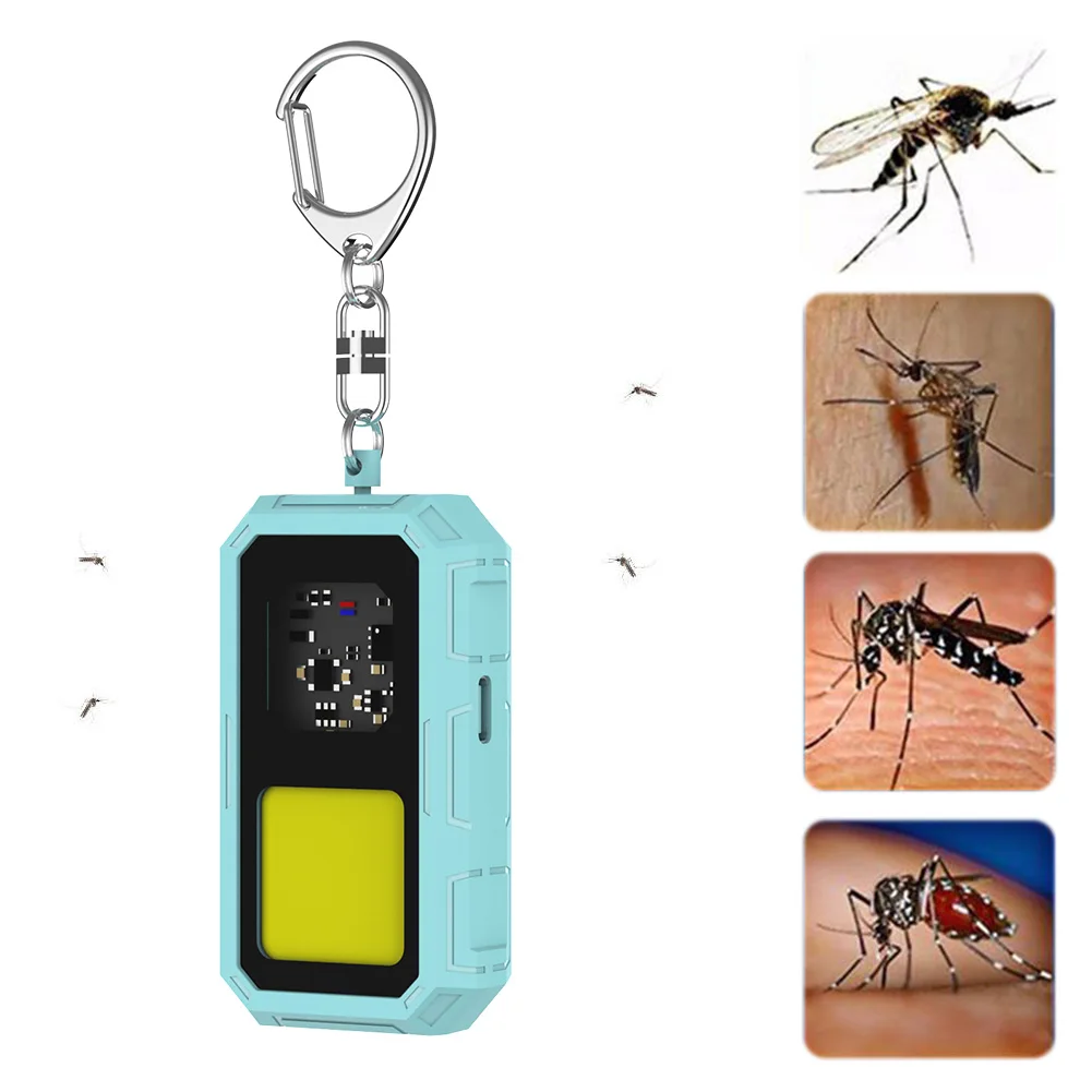 LED Sonic Muggenmelk met Haak Outdoor Muggenmelk Draagbare Ultrasone Muggenmelk voor Kinderen en Volwassenen