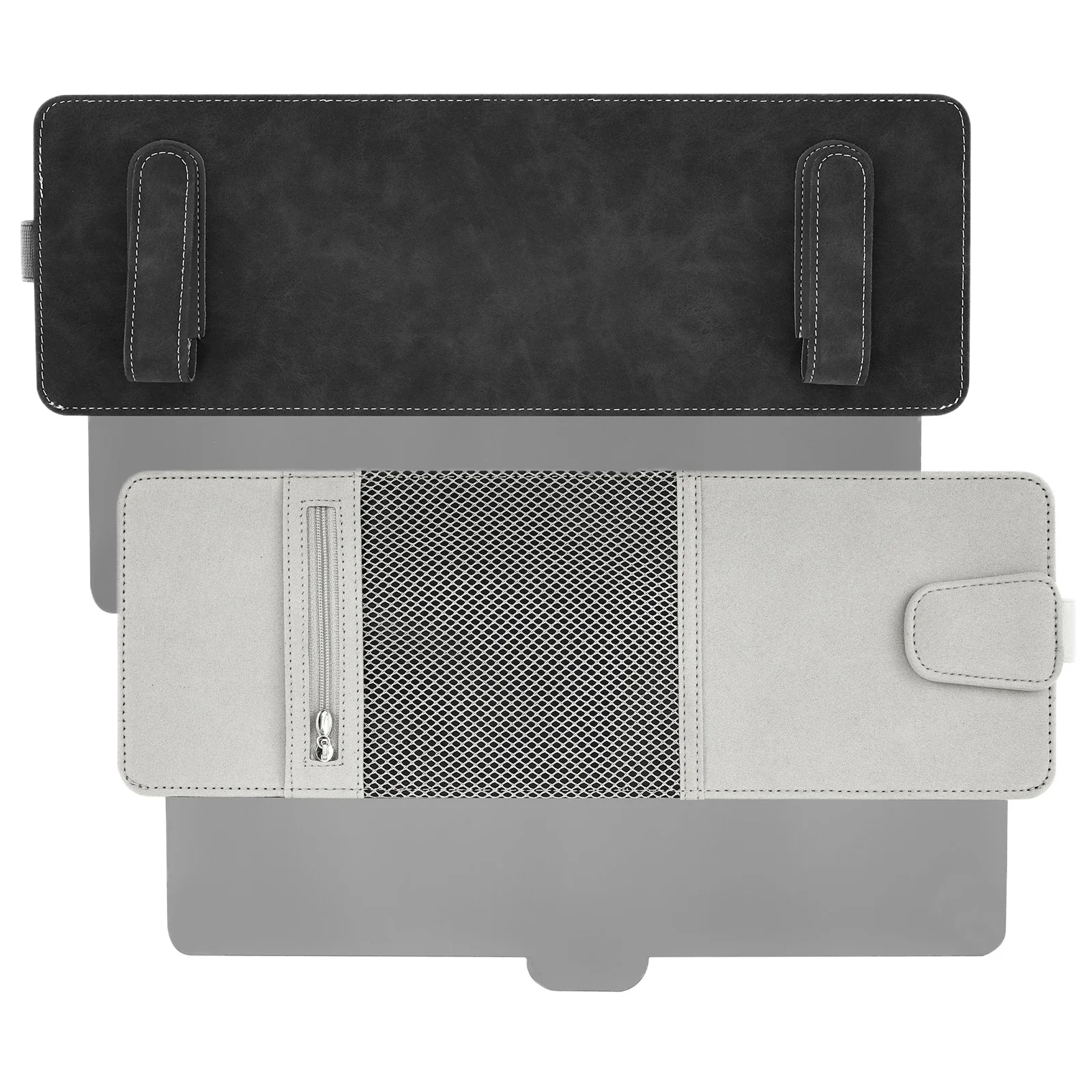 

Универсальный автомобильный удлинитель солнцезащитного козырька, антибликовый, анти-УФ-регулируемый внутренний солнцезащитный козырек с карманом на молнии и боковым отверстием