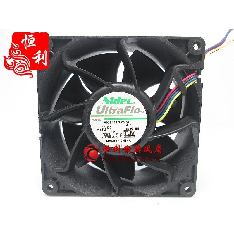 

A+for 9038 V92E12BGA7-07 12V 2.24A 9CM 4-wire chassis cooling fan