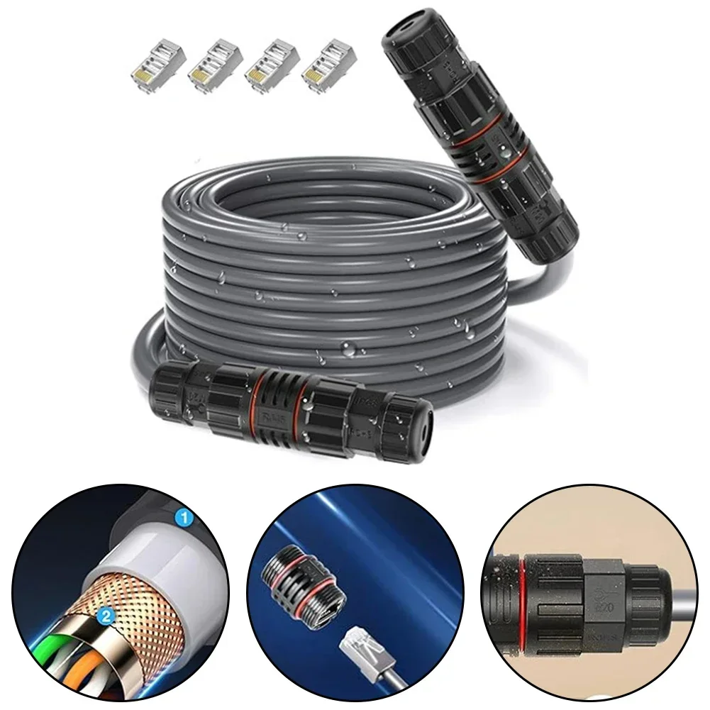 Router Cable For Starlink Rectangular Satellite Replacement Cable 75Ft Multifunctional Satellite Transmission Extender Cable