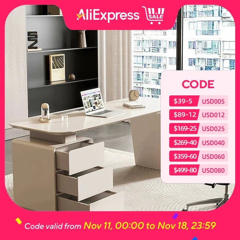 

Игровой офисный стол для спальни, органайзер с ящиком, большой домашний кабинет, офисный стол, компьютерный угловой письменный стол, мебель Escritorio Oficina