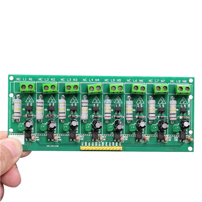 A68Z 2X 8 Saluran 220V AC Modul Optocoupler Modul Prosesor MCU TTL PLC