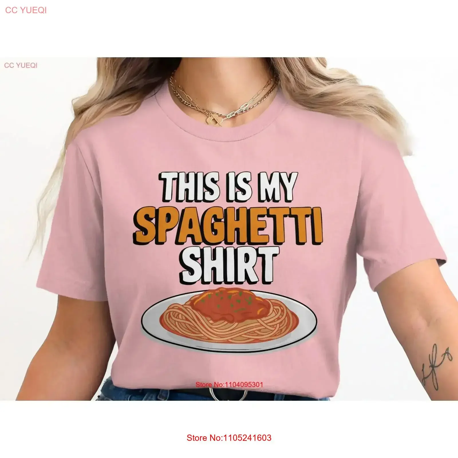 FUNNY SPAGHETTI SHIRT for Her Him This is My T Italian Food Pasta Lover Cute Novelty vintage Washed Stylish Soft Comfortable