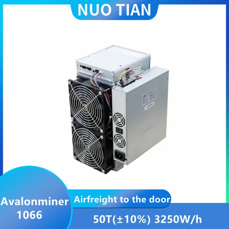 

Used BTC BCH miner Avalon 1066 50T(±10％) Avalon 1066Pro 55Th/s better than AvalonMiner M21S M20S M3 AntMiner S17+ S17e T17+