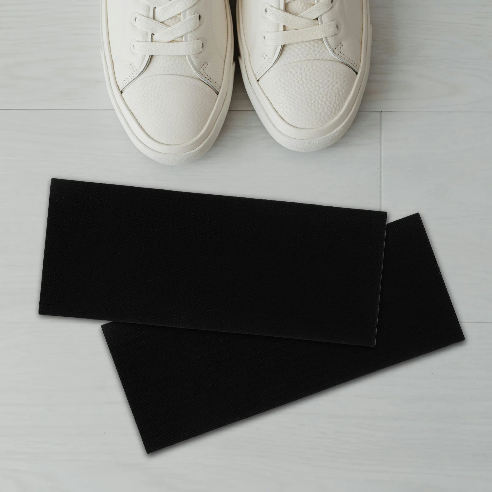 

4pcs Non-slip Shoe Bottom Pads 130x80x1mm Square Beige Silicone Sneakers Repair Anti-slip Stickers Walking