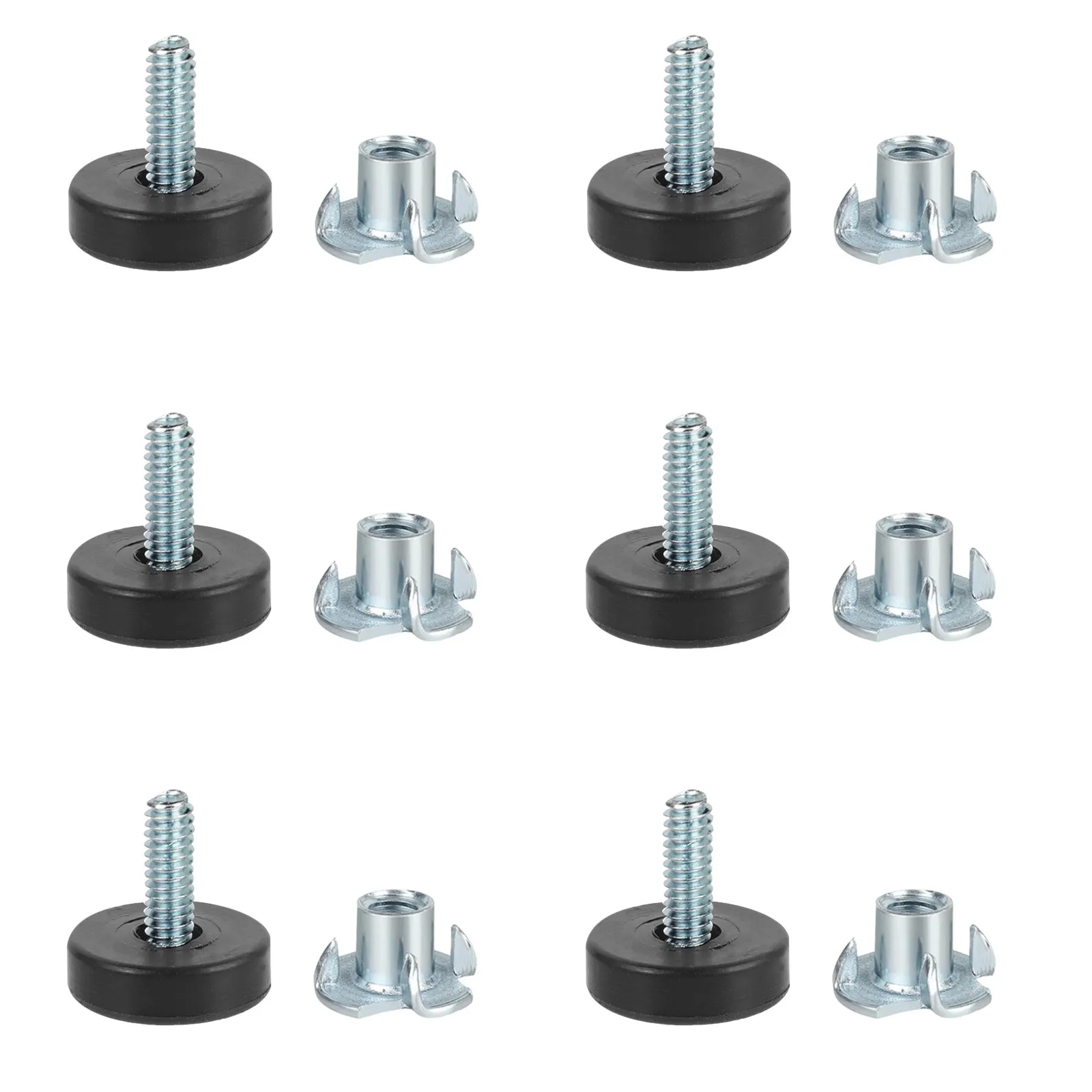 12 Furniture Feet Pads Adjustable Levelers Stability Durable Material Non Slip Bottom Table Leg Levelers Furniture Shims