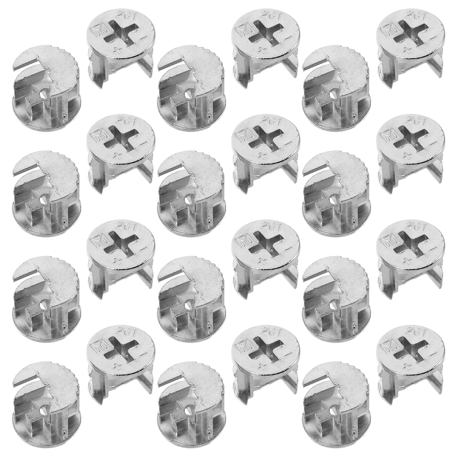 

40 Pcs Furniture Connector Cabinet Support Wardrobe Bedroom Fixing Bolts Corner Brackets Zinc Alloy Fittings Hardware