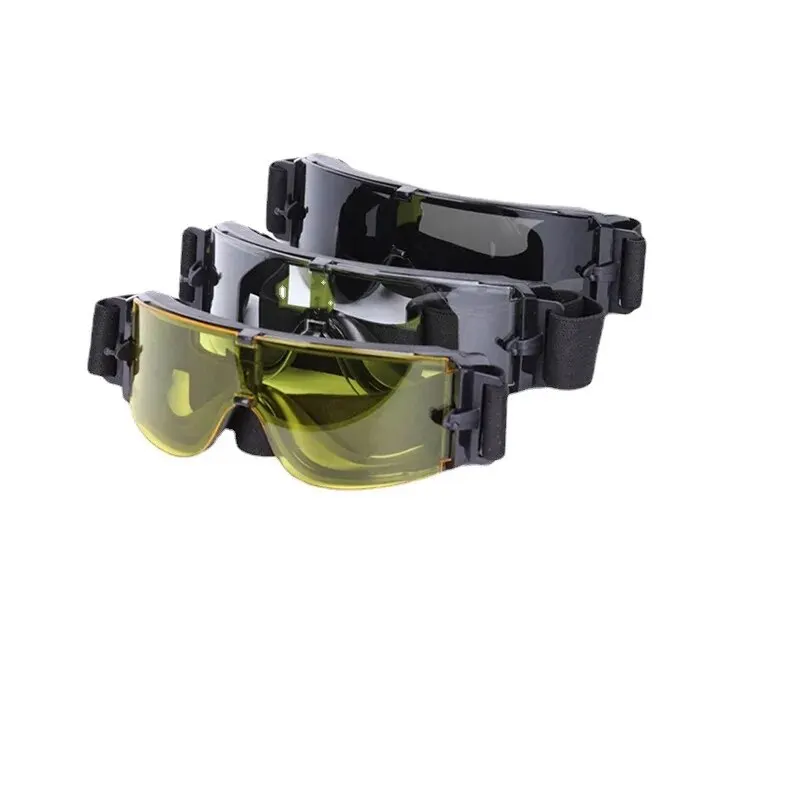 Military Fans\' Tactical Goggles X800 Cross-country CS Shooting Protective Glasses Goggles Sports Anti-impact Mirror