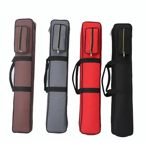 Imagen 2 del producto Estuche para tacos de billar, bolso de hombro portátil a prueba de polvo, elegante regalo de cumpleaños, accesorios de billar, estuche para tacos de 1/2 con capacidad para 2 tacos