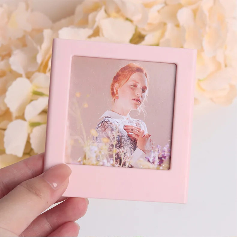 Magnetic Photo Frames for Fujifilm Instax SQUARE SQ1 SQ6 SQ10 SQ20 SP-3 Film Papers, Double Sided Magnets Fridge Picture Frame